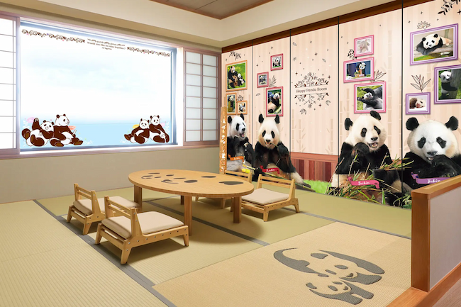 パンダと過ごす特別な宿泊体験！南紀白浜マリオットホテルが「Panda Family Museum Stay」プランを発表